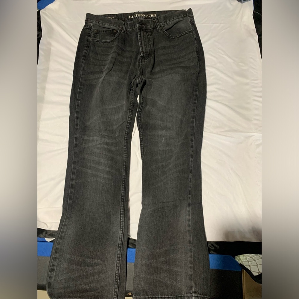 Bluenotes Black Jeans Slim Straight 34 x 30